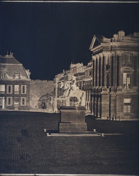 Artwork by Louis Robert, Equestrian statue of Louis XIV, Château de Versailles, Made of dry wax paper