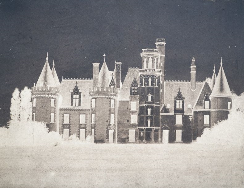 Artwork by Louis Robert, Château du Vivier des Landes, Courcelles-de-Touraine, Made of dry wax paper