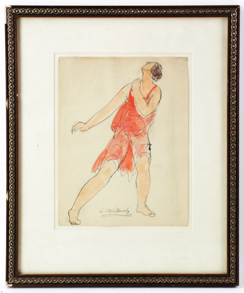 Abraham Walkowitz | Sketch of Isadora Duncan | MutualArt