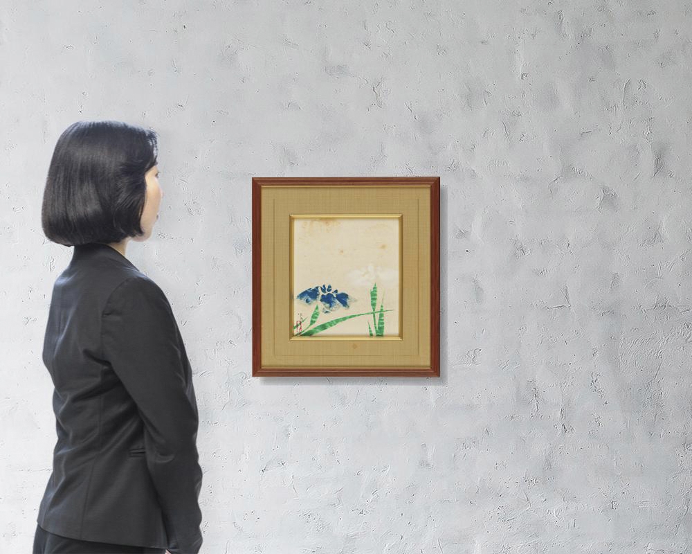 Artwork by Seison Maeda, Iris, Made of ink and color on paper