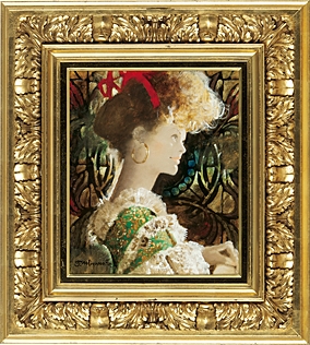 Artwork by Takehiko Miyanaga, Dawn, Made of oil on canvas