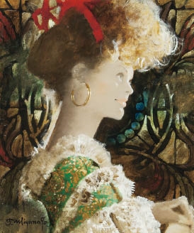 Artwork by Takehiko Miyanaga, Dawn, Made of oil on canvas