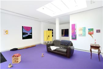 Camille Tsvetoukhine: Into My Eyes, Into My Purple Mind - Galerie Loevenbruck