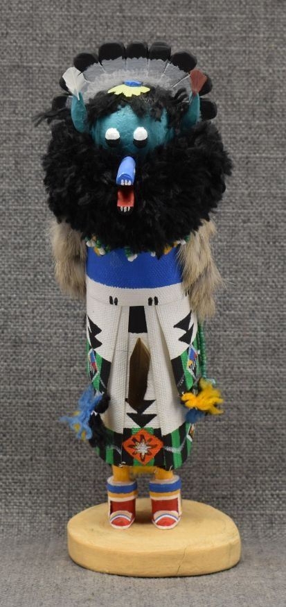 Artwork by Lydell Malani, Shalako, Made of Hand caved and painted traditional