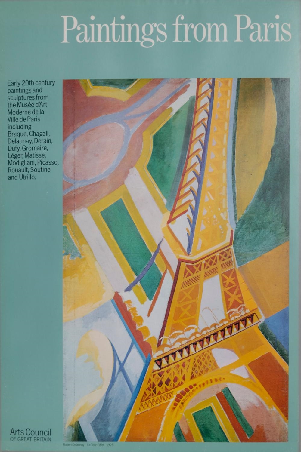 PAINTINGS FROM PARIS - EIFFEL TOWER - Robert Delaunay