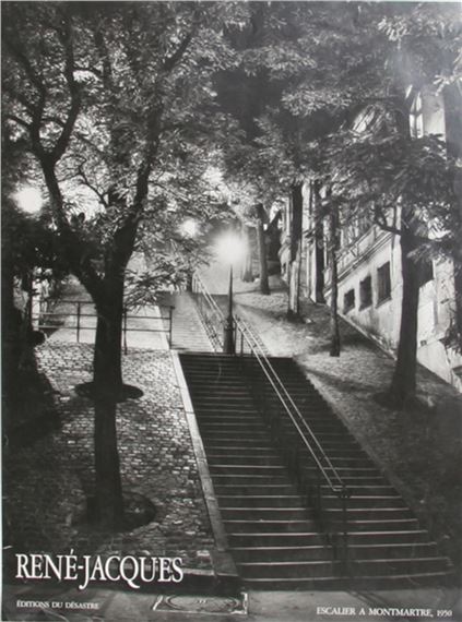 René Jacques | ESCALIER A MONTMARTRE II (1950) | MutualArt