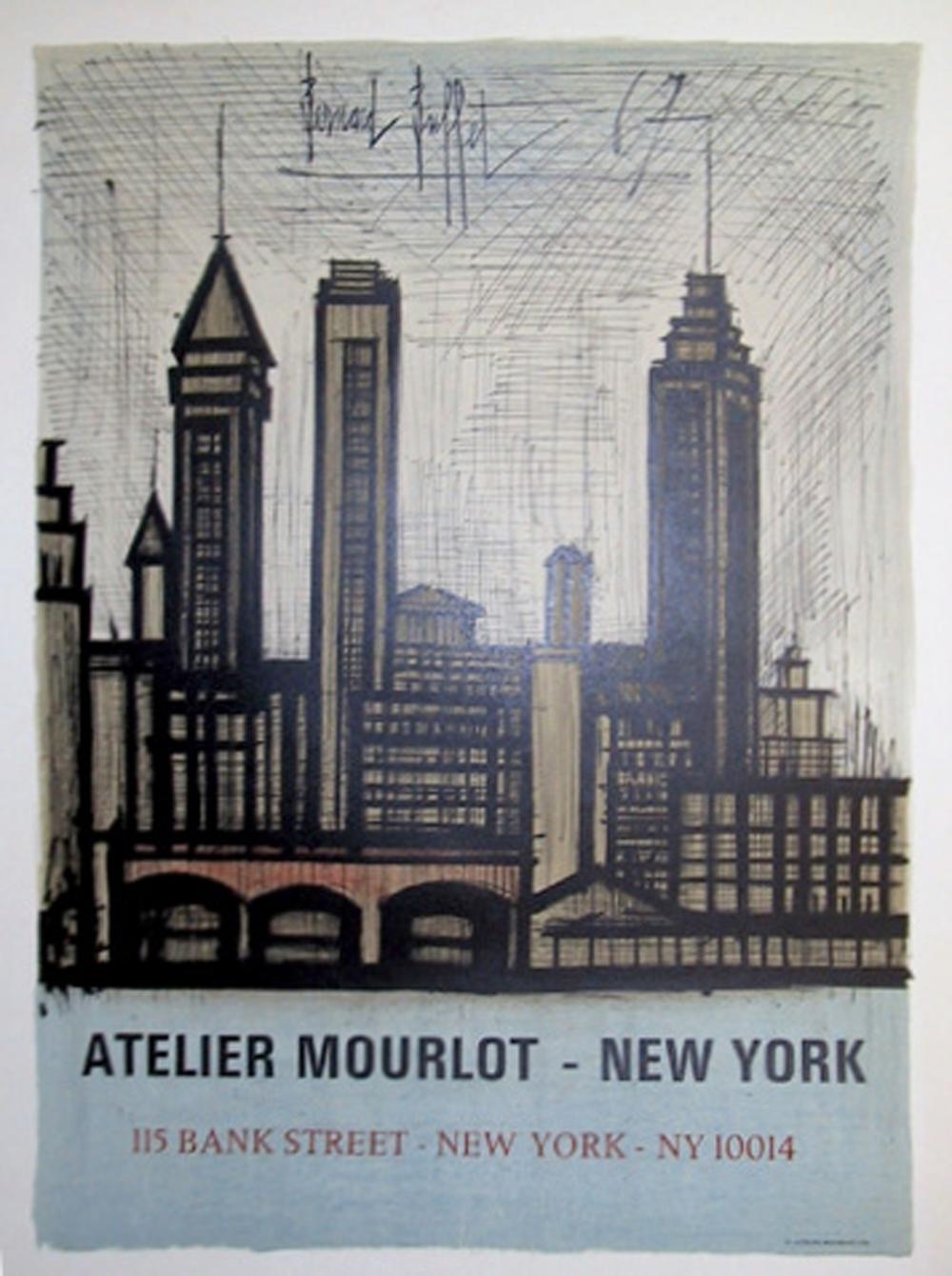 ATELIER MOURLOT - NEW YORK by Bernard Buffet, 1967