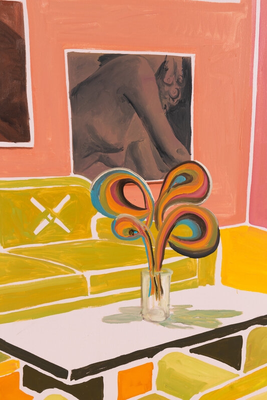 Artwork by Anton Henning, Interieur No. 78, Made of oil on canvas