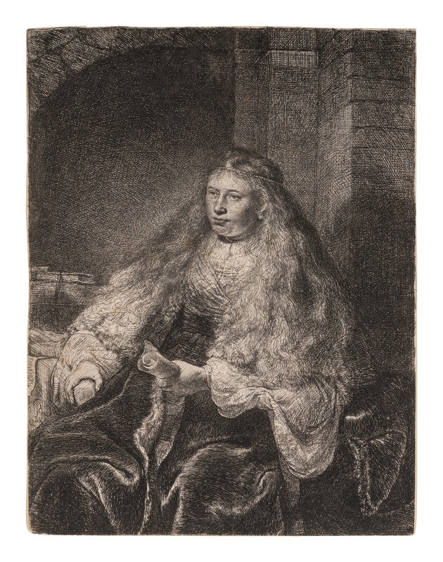 The Great Jewish Bride - Rembrandt van Rijn
