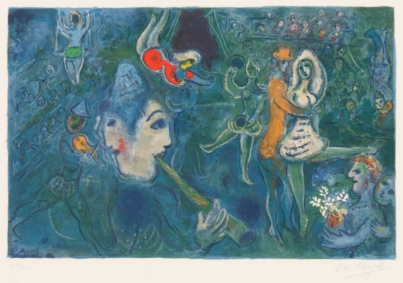 Le Cirque: one plate - Marc Chagall