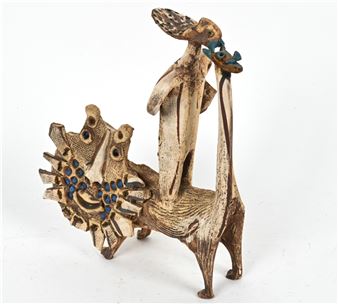 HAL FROMHOLD MID-CENTURY STUDIO CERAMIC SCULPTURE - Hal Fromhold