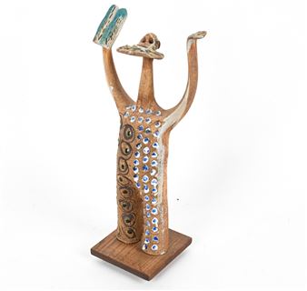 HAL FROMHOLD MID-CENTURY STUDIO CERAMIC SCULPTURE - Hal Fromhold