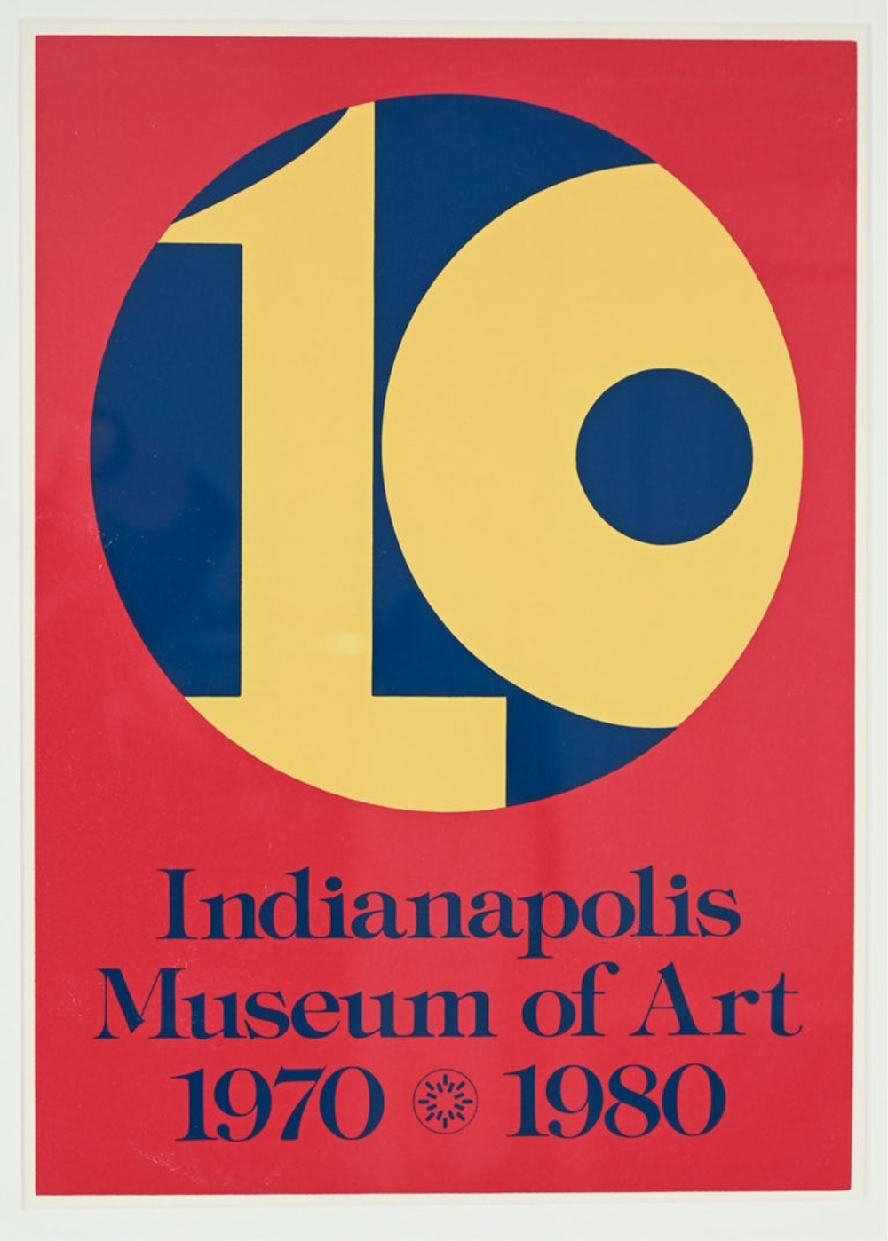 Robert Indiana | INDIANAPOLIS MUSEUM OF ART 10TH ANNIVERSARY POSTER ...