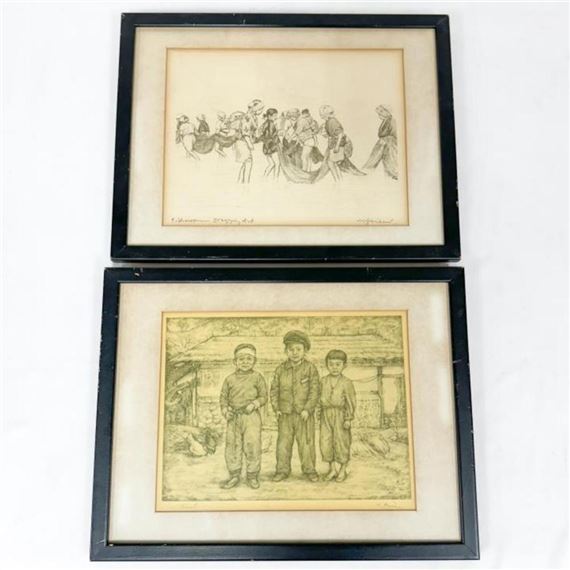 Willy Seiler (1903-1988) Lot of 2 Etchings by Willy Seiler