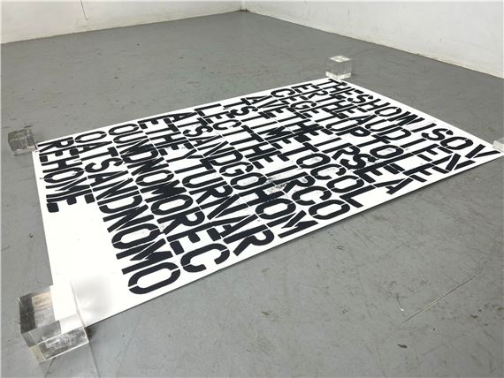 Christopher Wool | The show is over the audience get up to leave their ...