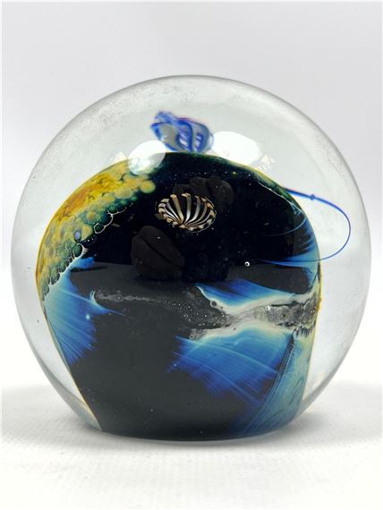 Josh Simpson | 1985 JOSH SIMPSON American Studio Art Glass Planet