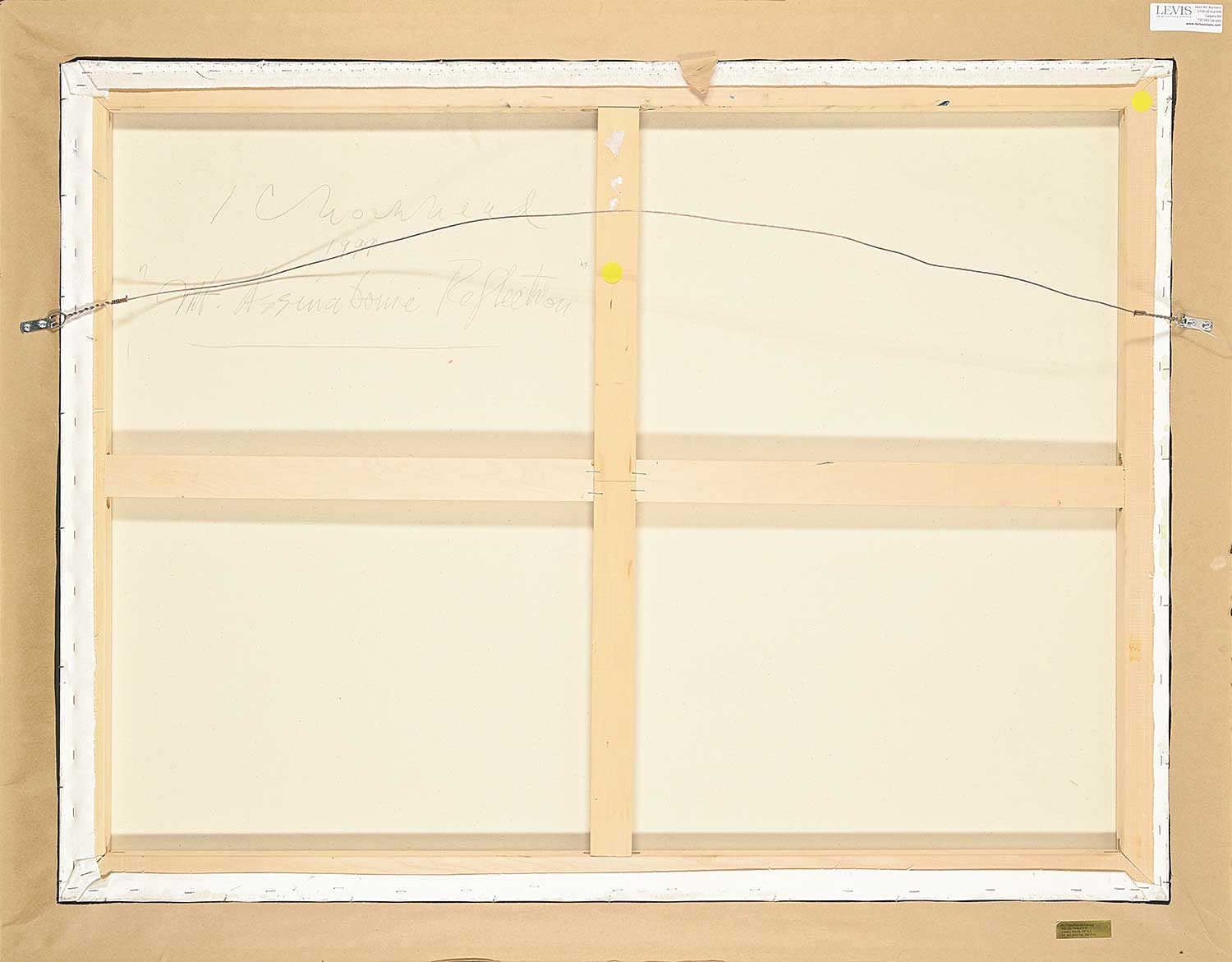 Artwork by Kenneth Lochhead, Mt.Assiniboine Reflection, Made of oil on canvas