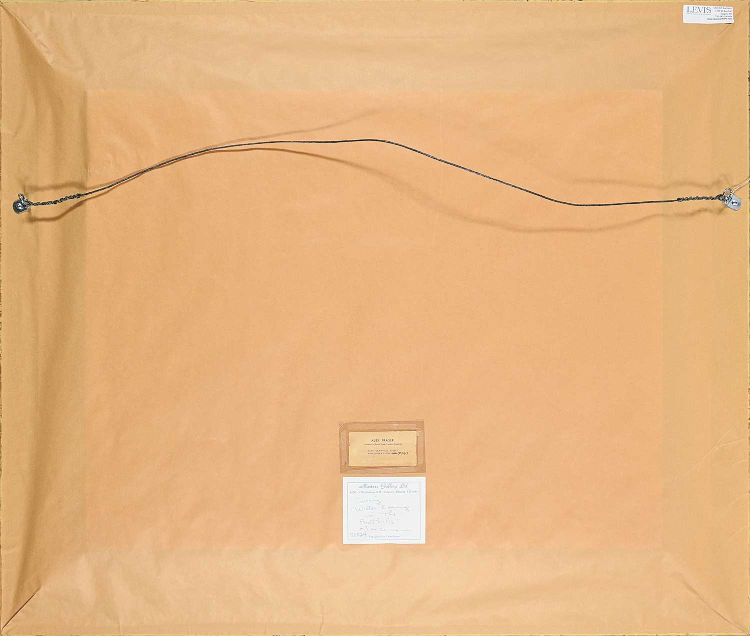 Artwork by Roland Gissing, Winter Evening in the Foothills, Made of oil on canvas