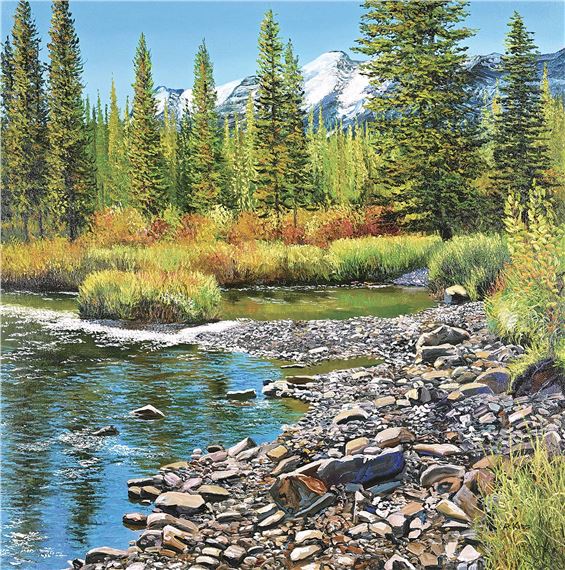 Kananaskis River by Andrew Kiss