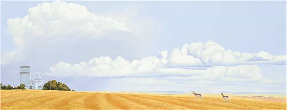 Ted Raftery | Pronghorns Near Duchess (1997) | MutualArt