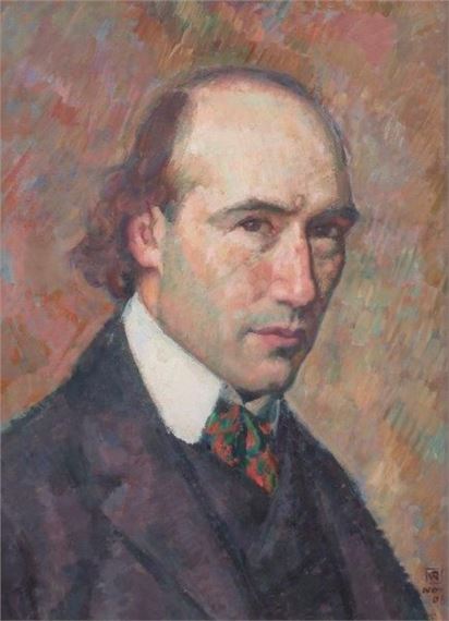 Portrait of André Gide by Théo van Rysselberghe, dated November 1908