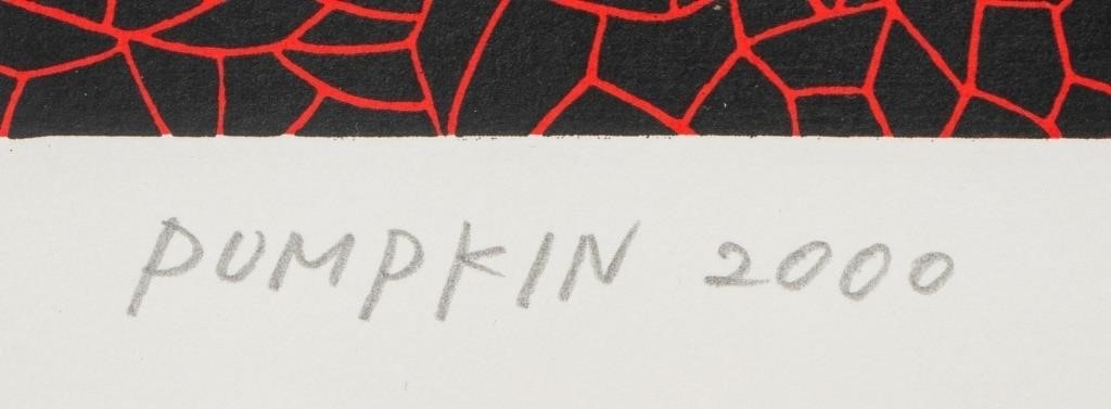 Yayoi Kusama | Yayoi Kusama Pumpkin 2000 (Red) Screenprint (2000 ...