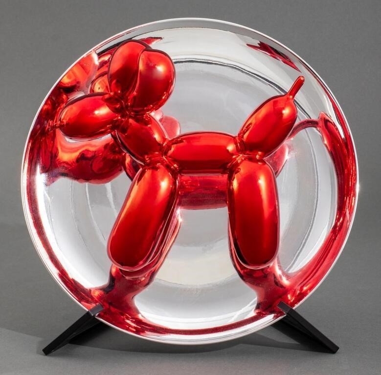Jeff Koons "Balloon Dog (Red)" Porcelain Sculpture - Jeff Koons