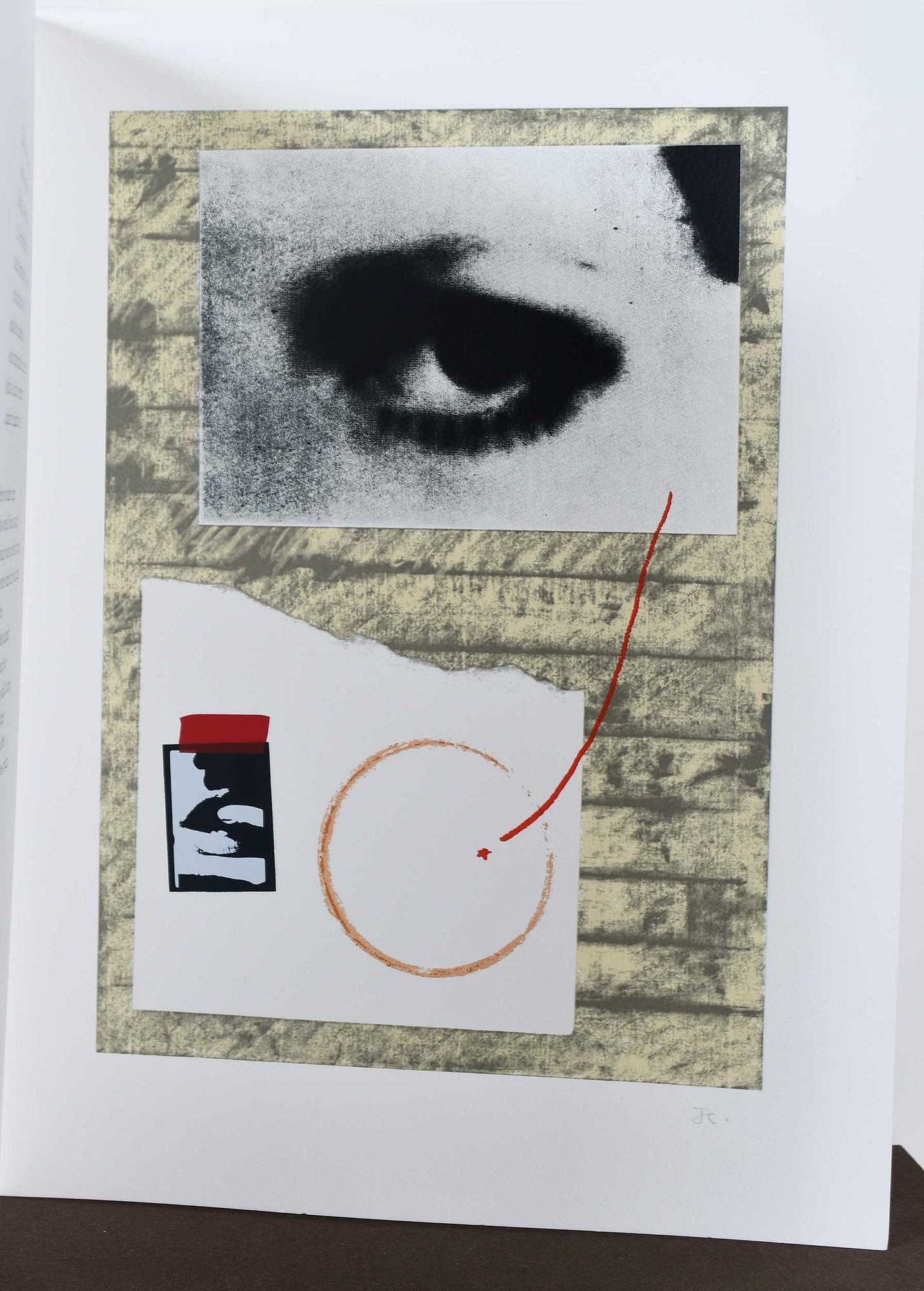 Artwork by Christopher Logue, John Christie, "Red Bird' by John Christie and Christopher Logue, Made of prints