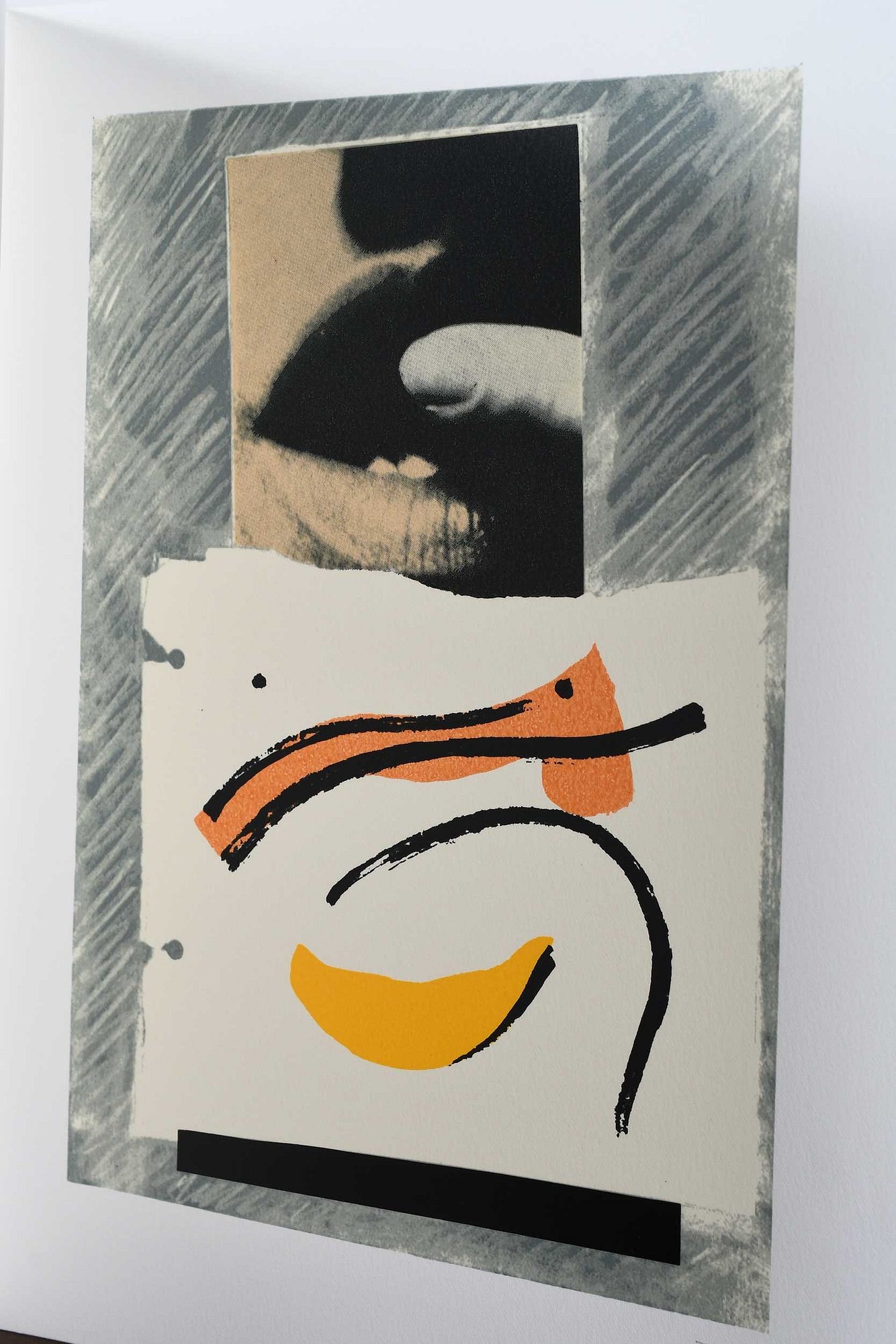 Artwork by Christopher Logue, John Christie, "Red Bird' by John Christie and Christopher Logue, Made of prints