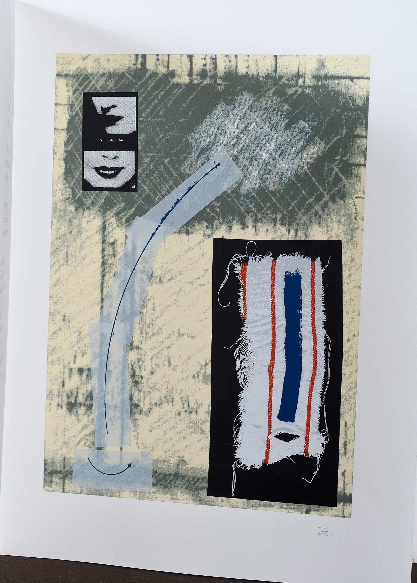 Artwork by Christopher Logue, John Christie, "Red Bird' by John Christie and Christopher Logue, Made of prints