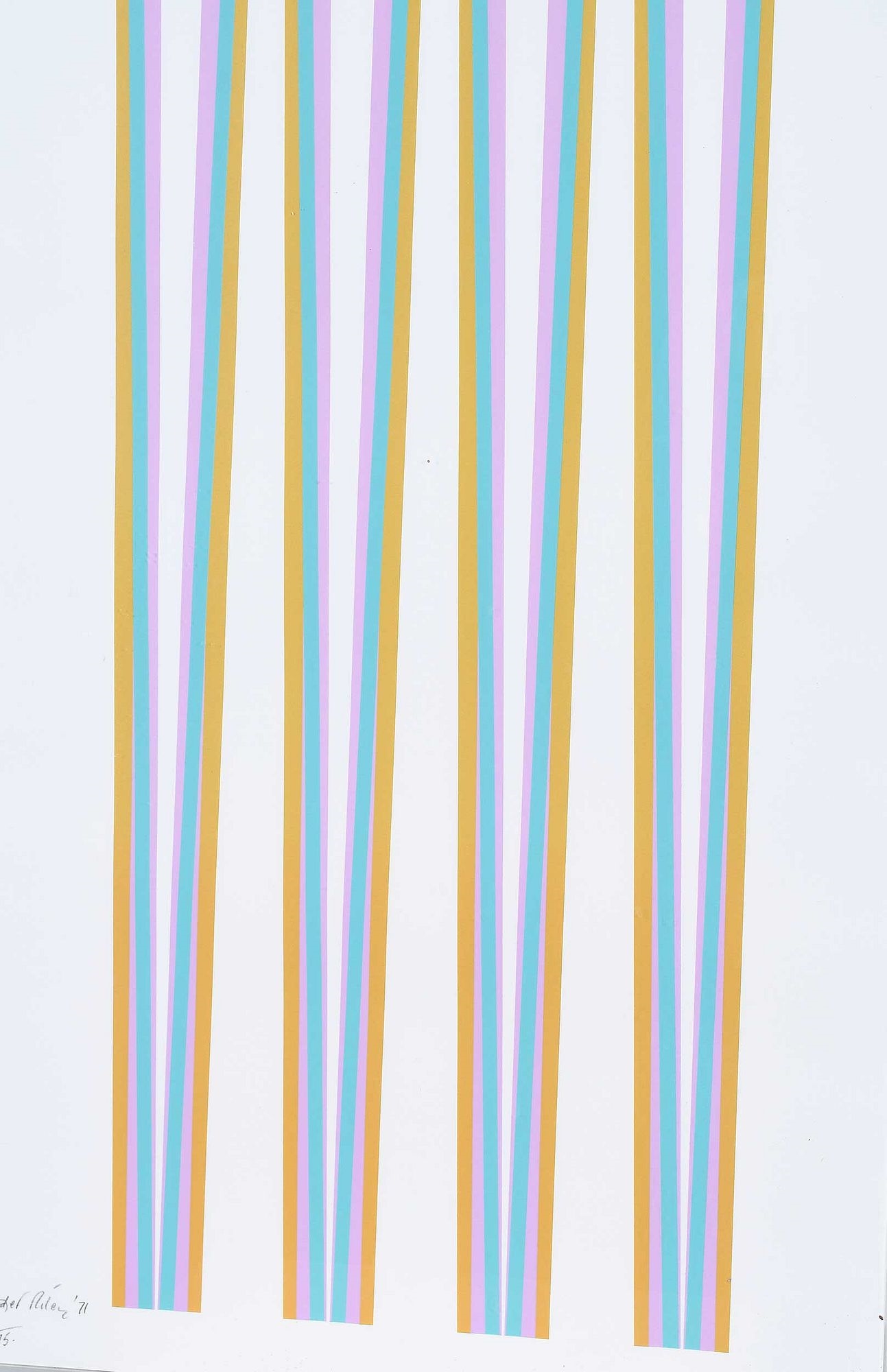 Bridget Riley | Untitled (Circa 1979) | MutualArt