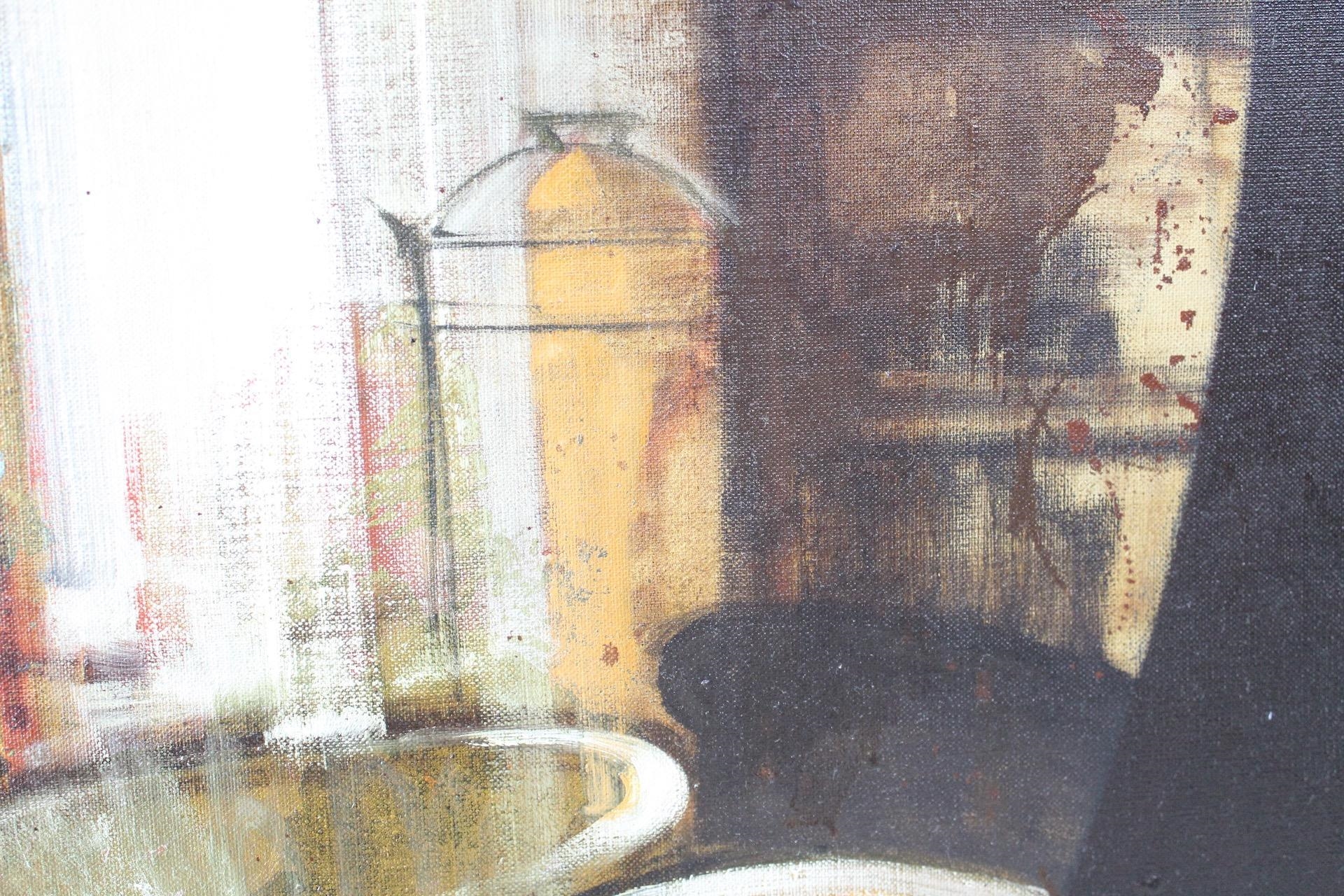 Artwork by Glenna Putt, Morocco Market, Made of Oil Painting