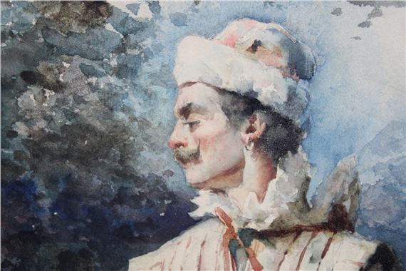 George Allen Rudd | George Allen Rudd Watercolor Painting of a Cavalier ...