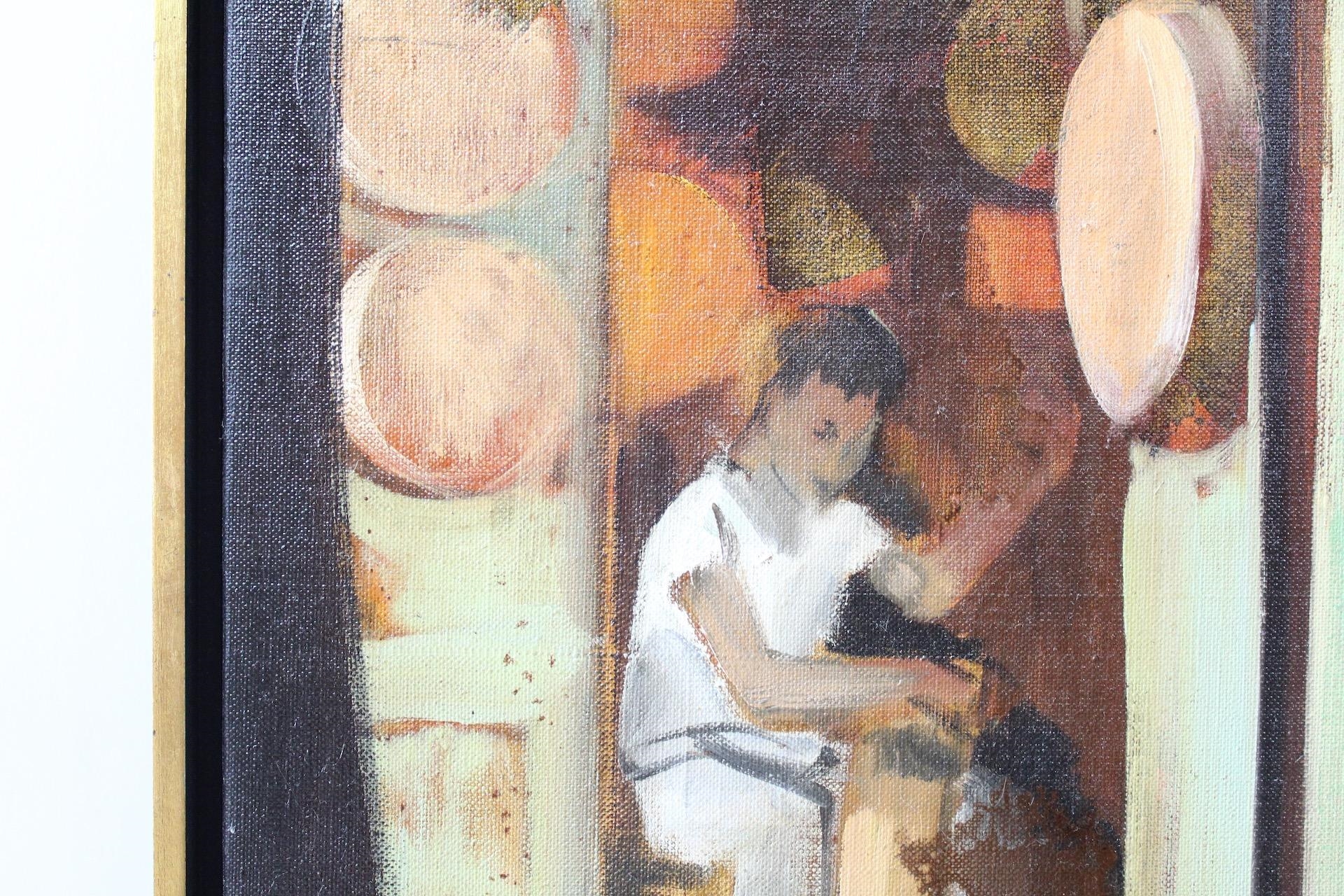 Artwork by Glenna Putt, Morocco Market, Made of Oil Painting