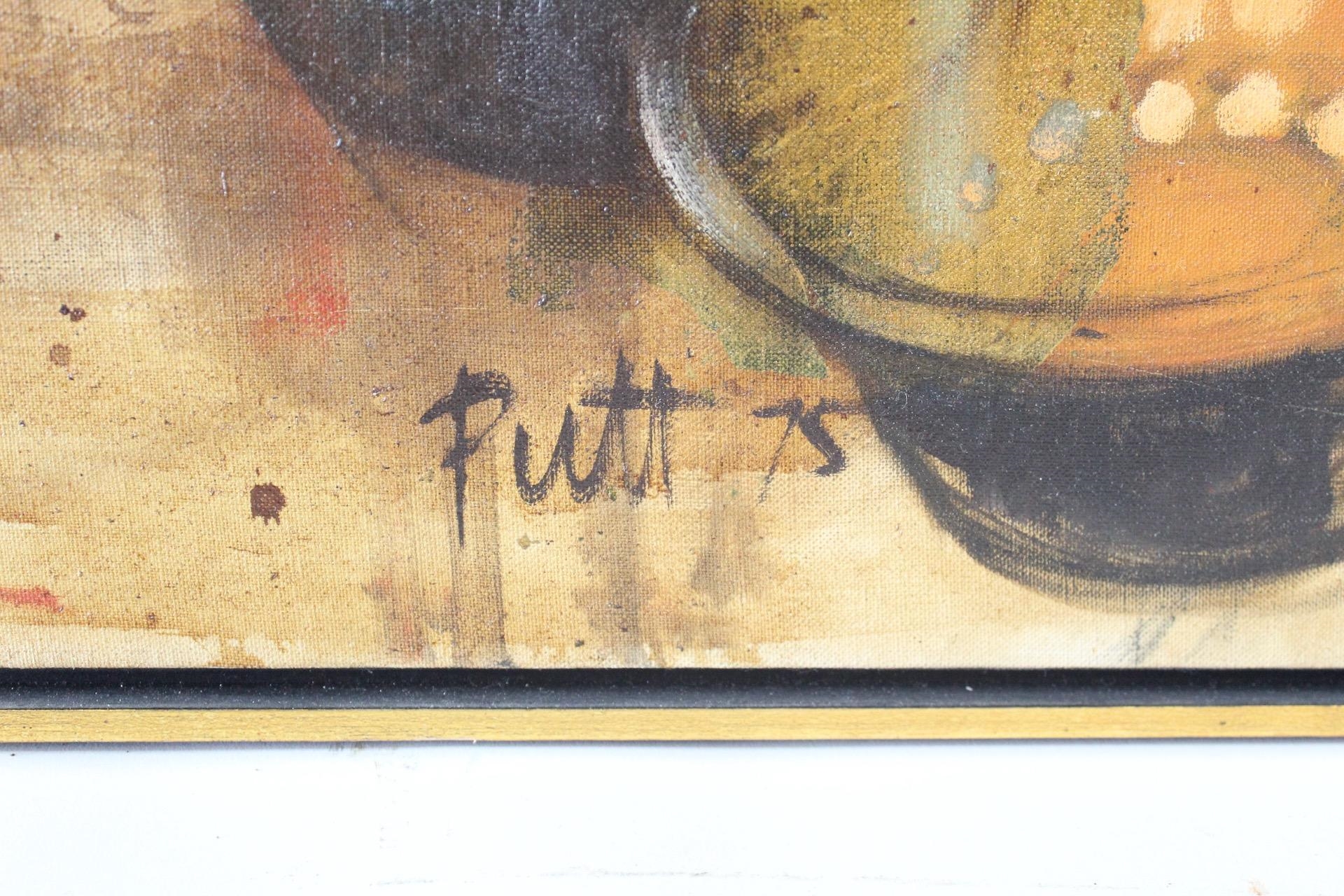 Artwork by Glenna Putt, Morocco Market, Made of Oil Painting