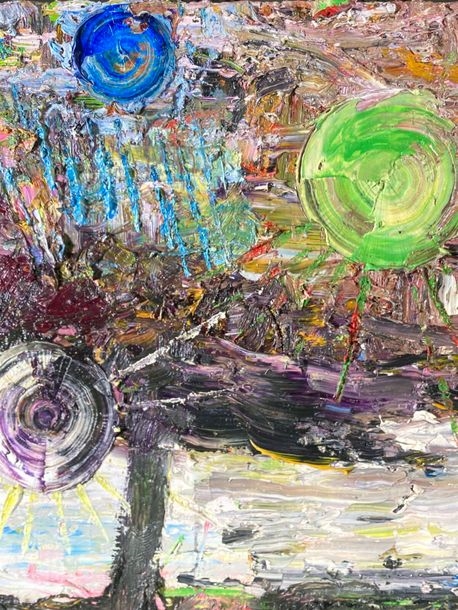 Artwork by Denis Laget, Untitled, Made of Oil on canvas