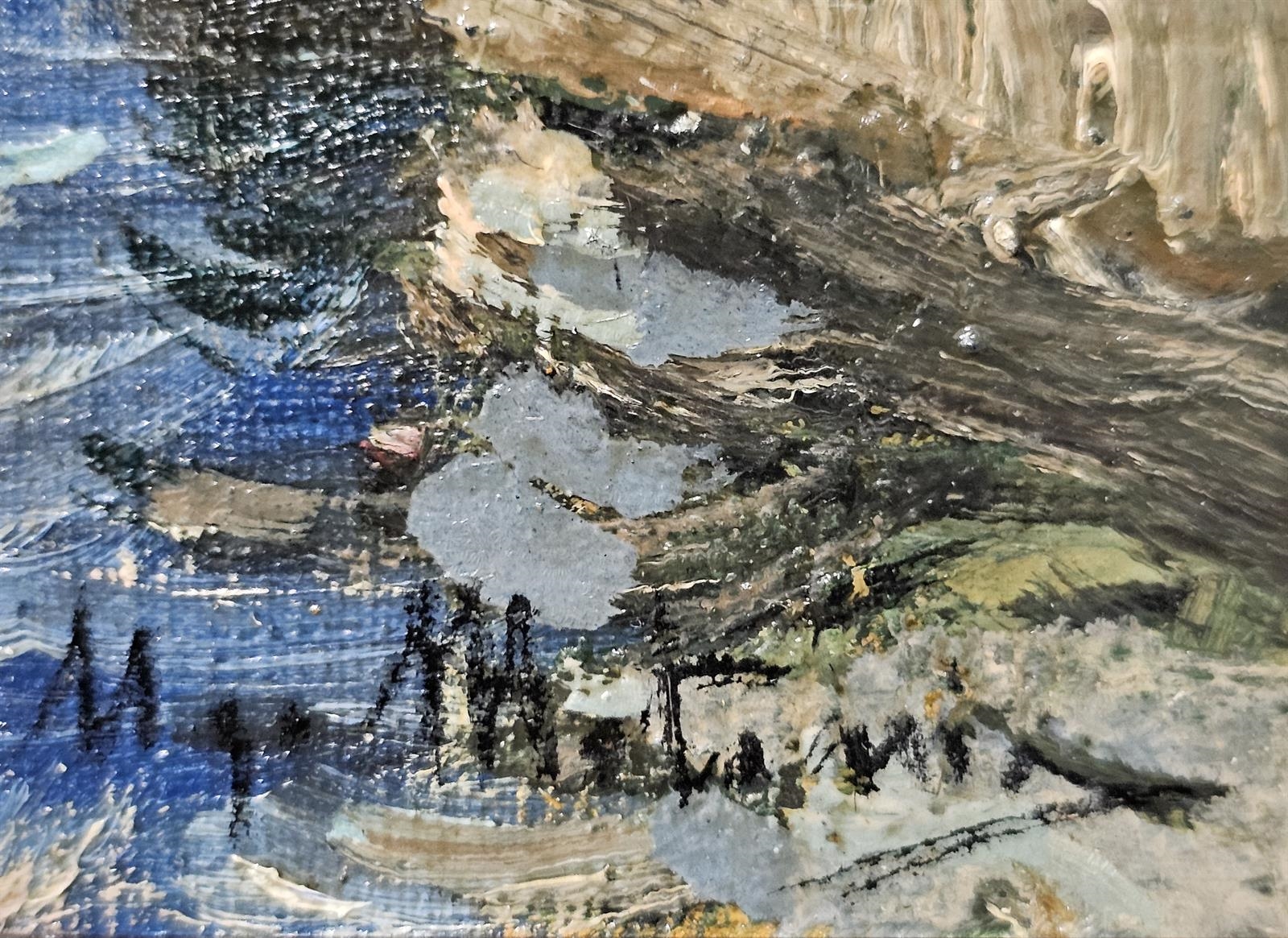 Artwork by Ugo Matania, Venezia, Made of oil on canvas