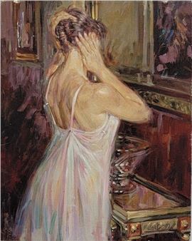 Signed Hand Embellished Canvas By Boada - Sebastian Boada