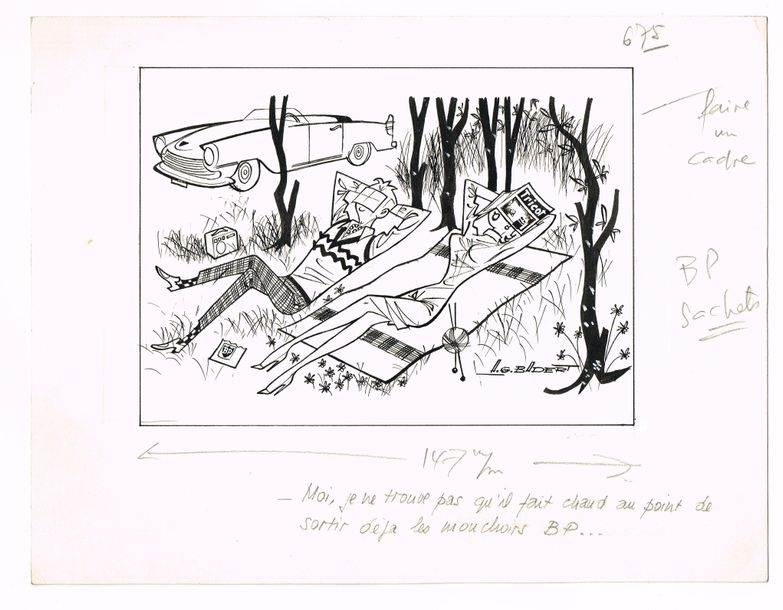Albert-Georges Badert | / Original drawing signed | MutualArt