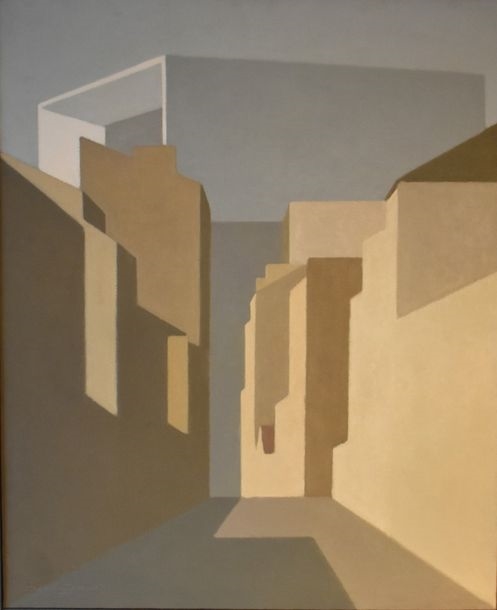 Artwork by Claude Dupont-Gomont, La Grande Arche, 1990, Made of Canvas