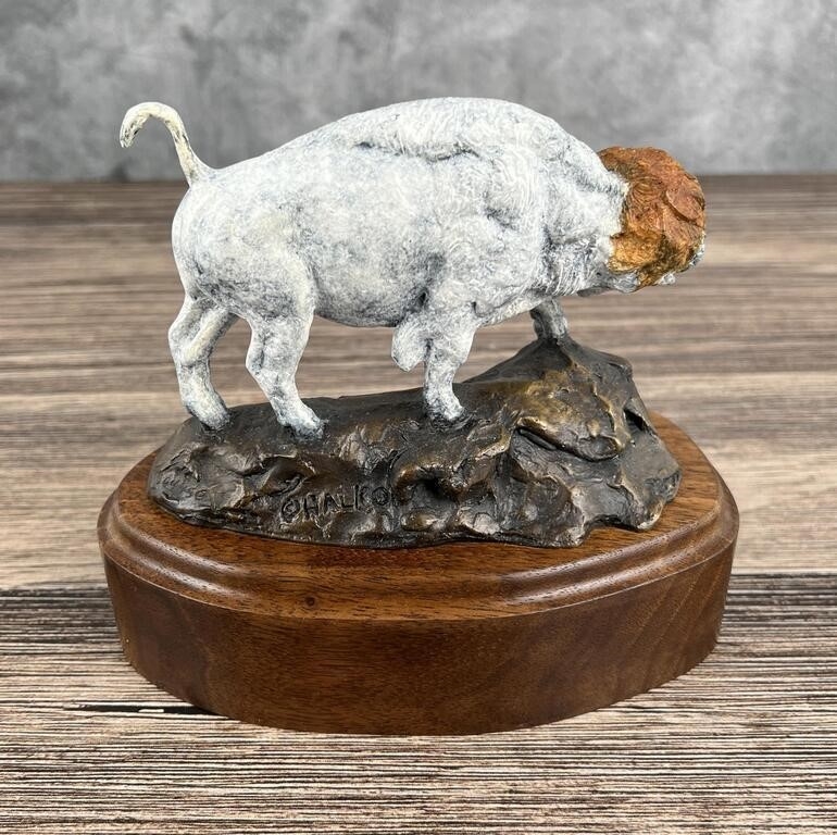 Joe Halko Joe Halko Big Medicine Montana Buffalo Bronze (1976