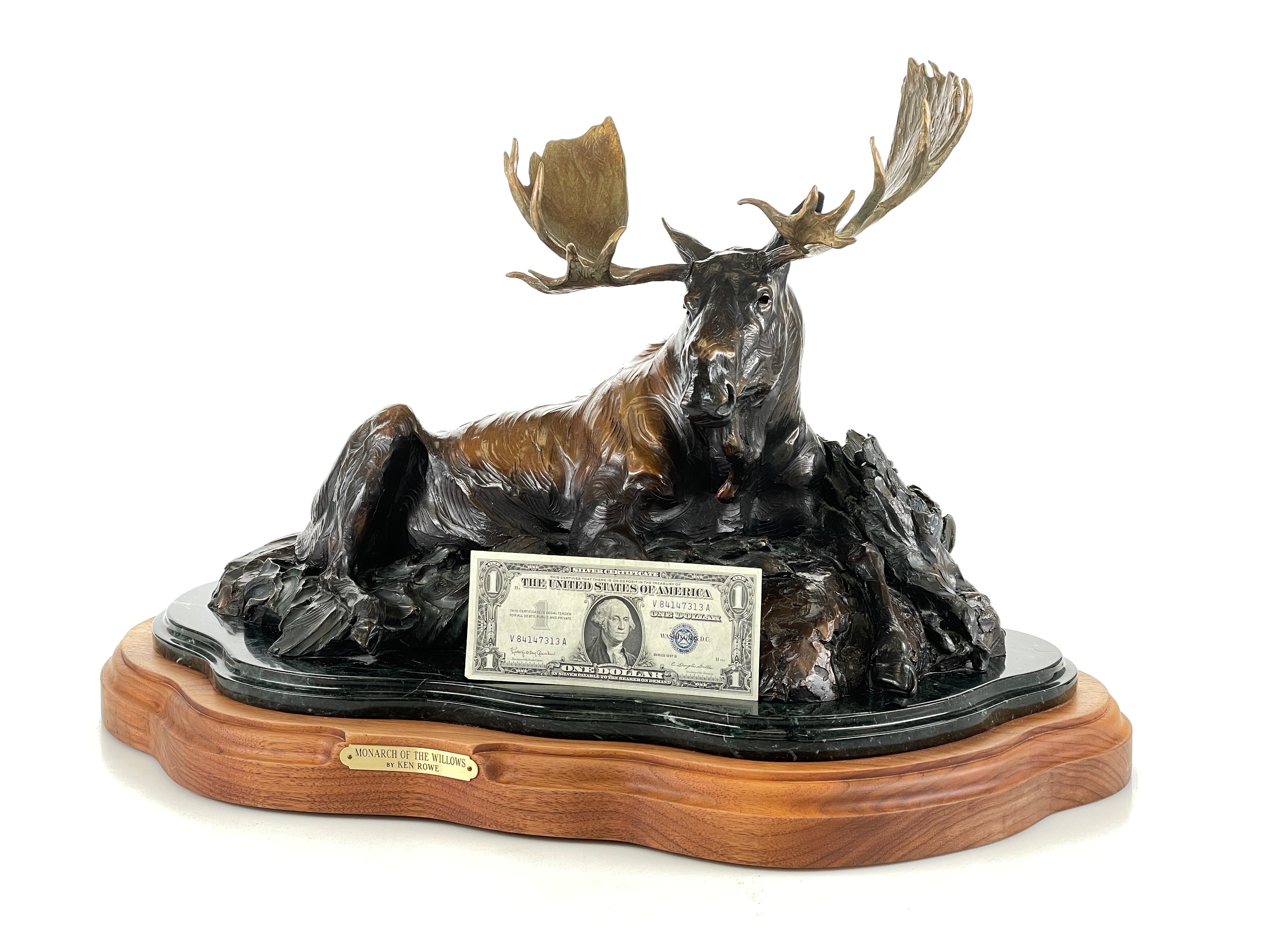 Ken Rowe | Ken Rowe (Born 1954) Monarch of the Willows Bronze Sculpture ...