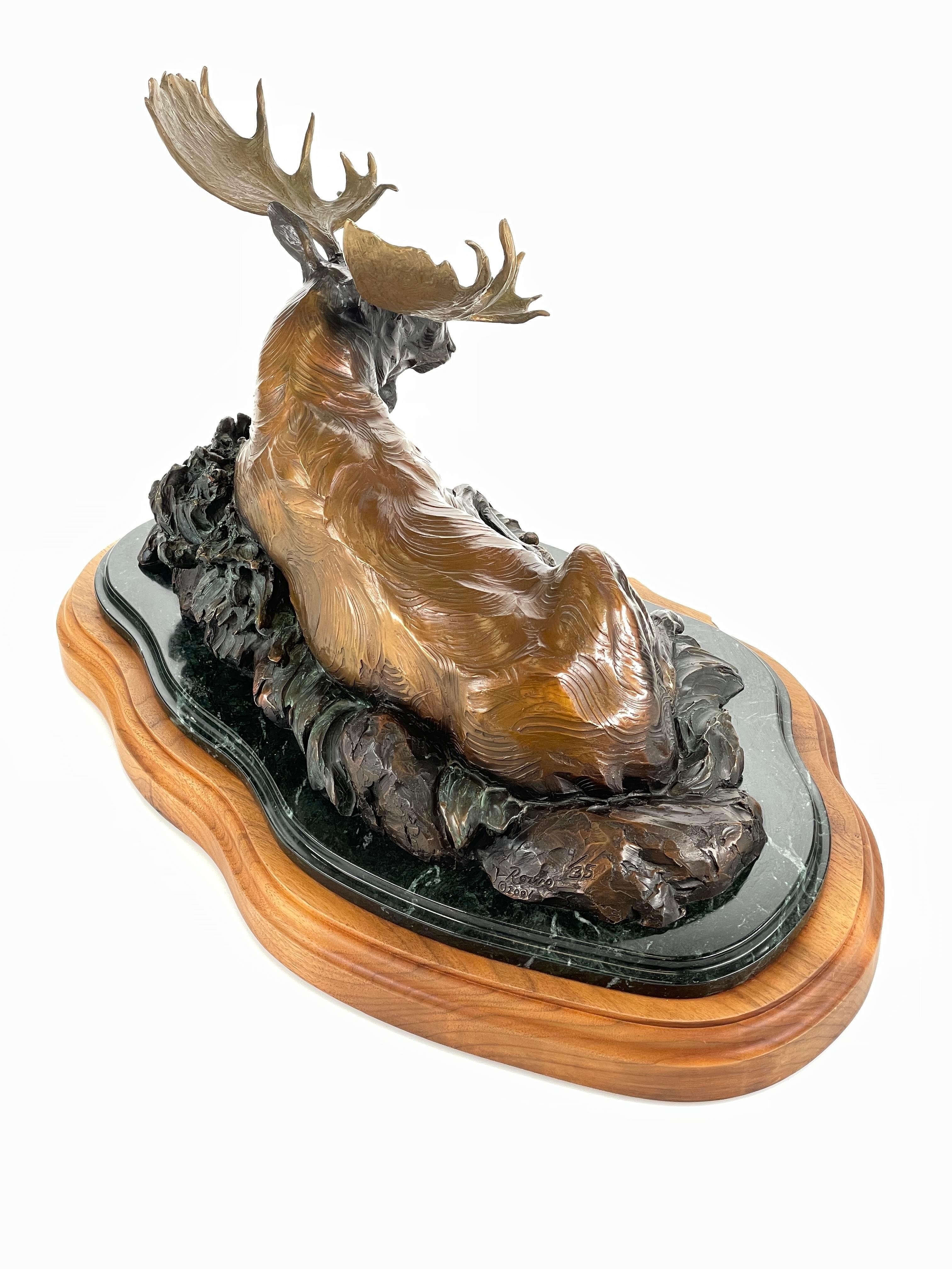 Ken Rowe | Ken Rowe (Born 1954) Monarch of the Willows Bronze Sculpture ...