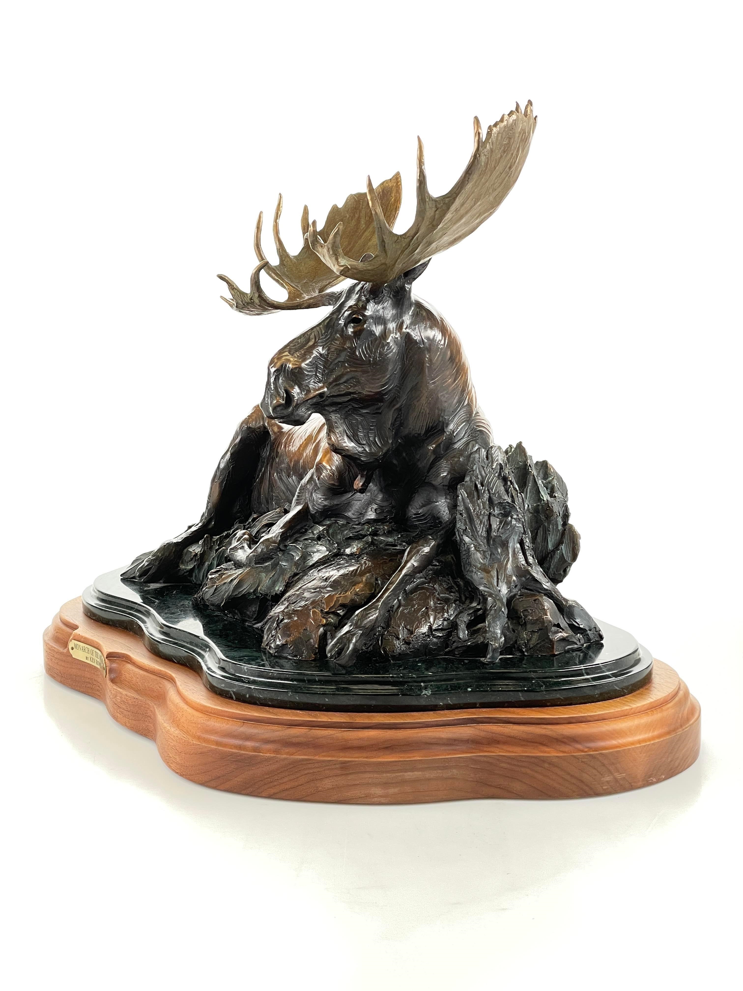 Ken Rowe | Ken Rowe (Born 1954) Monarch of the Willows Bronze Sculpture ...