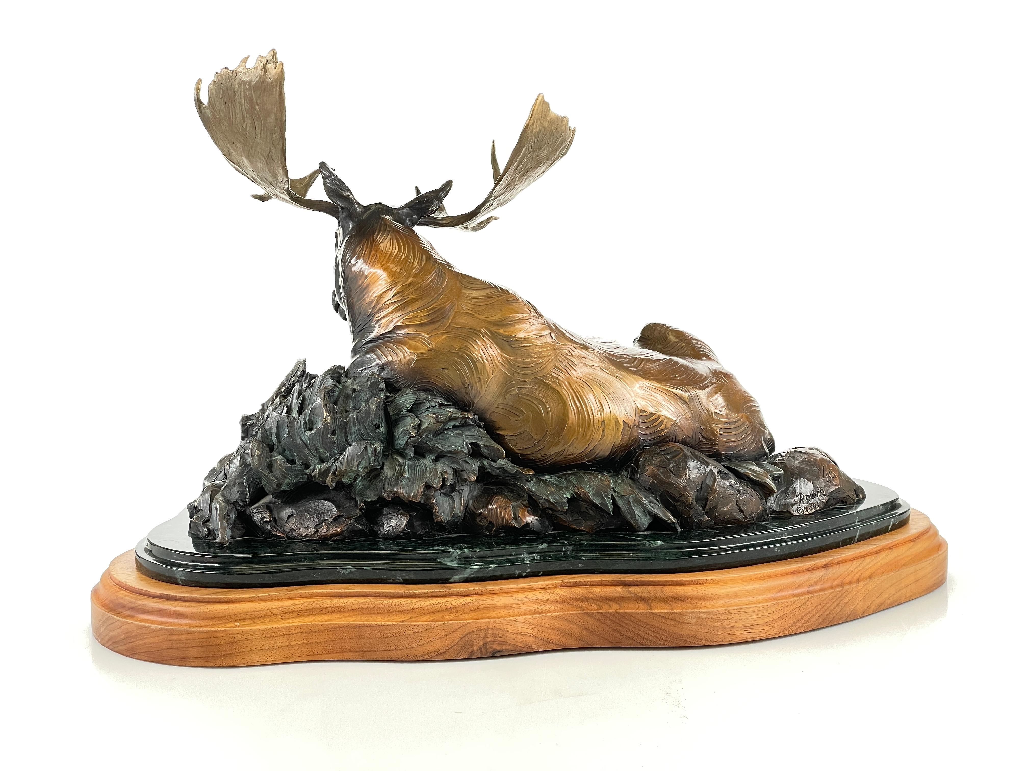 Ken Rowe | Ken Rowe (Born 1954) Monarch of the Willows Bronze Sculpture ...