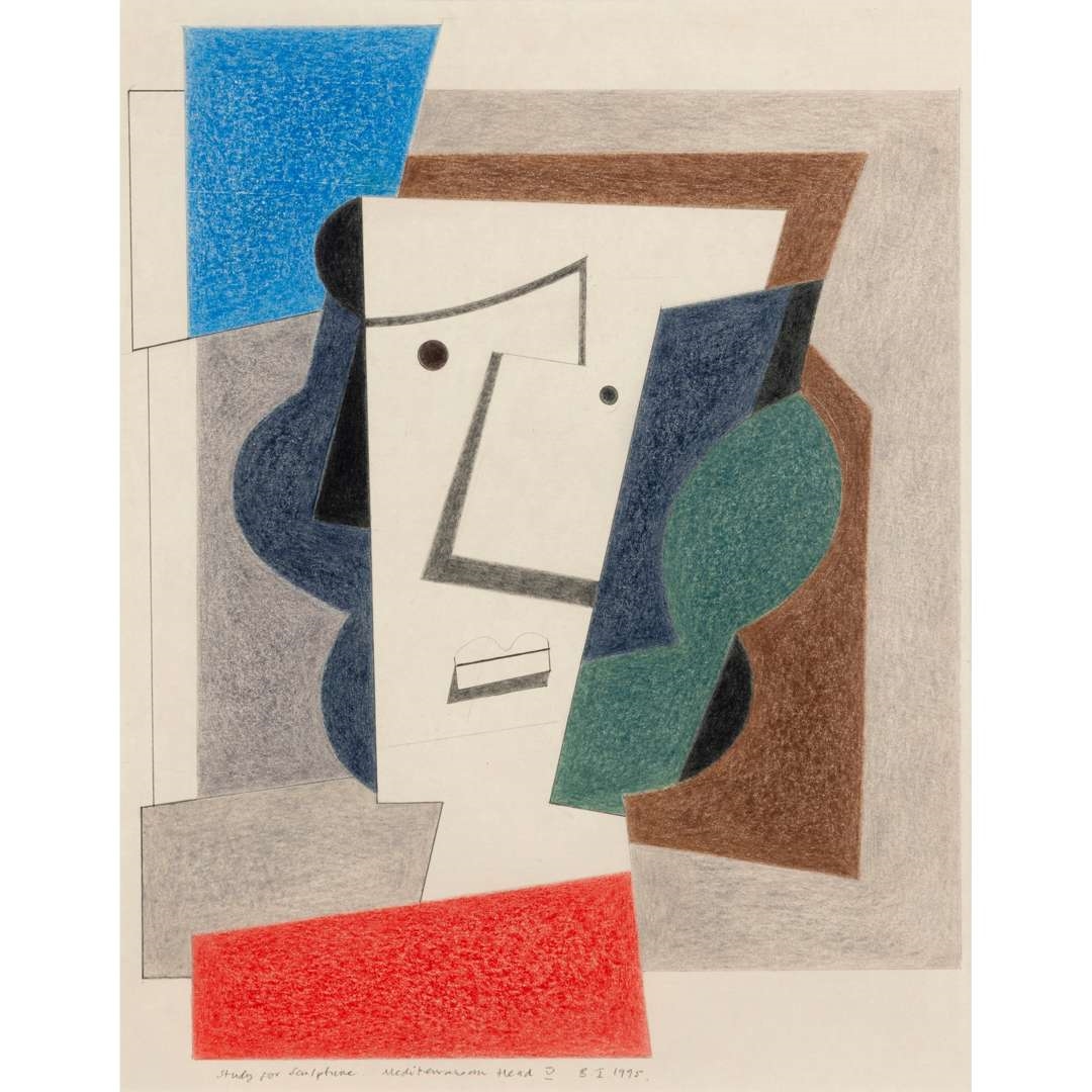 Bryan Ingham | MEDITERRANEAN HEAD V, STUDY FOR SCULPTURE, 1995 (1995 ...