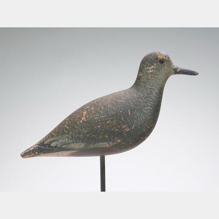 Artwork by John Dilley, Plover with excellent feather paint detail