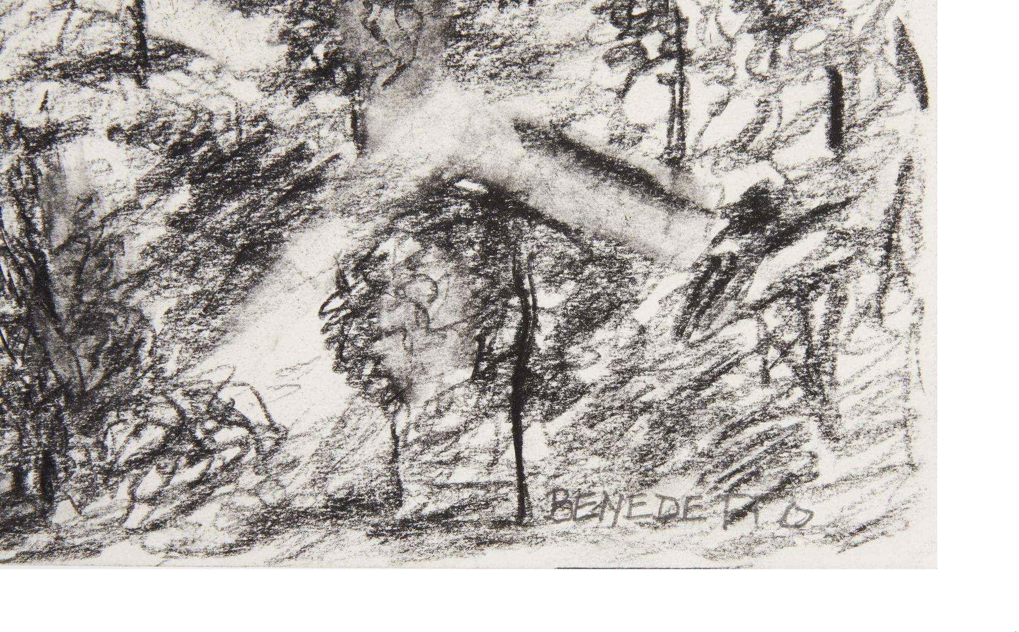 Tony Bennett | Tony Bennett | Original Central Park Charcoal Drawing ...