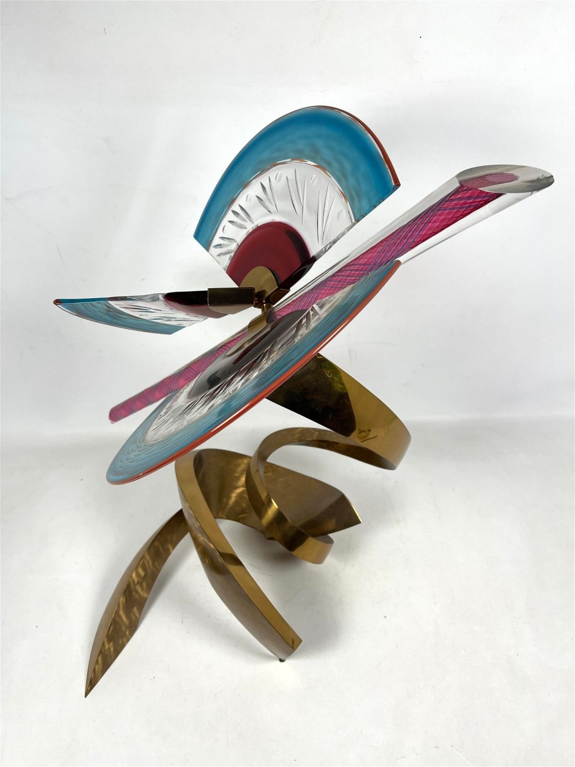 David Jaworski | Circular glass parts movab (1993) | MutualArt
