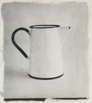 Artwork by Stephen Inggs, Enamel Jug, Made of painted silver gelatin on paper